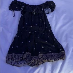 aero off the shoulder romper